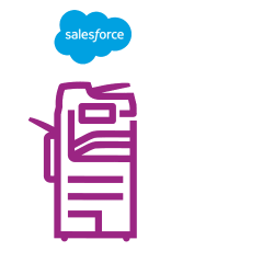Altalink icône violette Salesforce