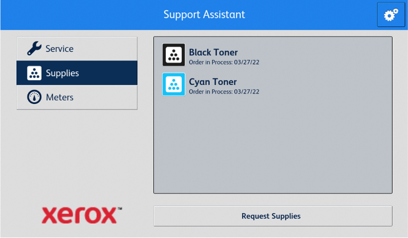Cliquer - Support Assistant XEROX SOLUDOC